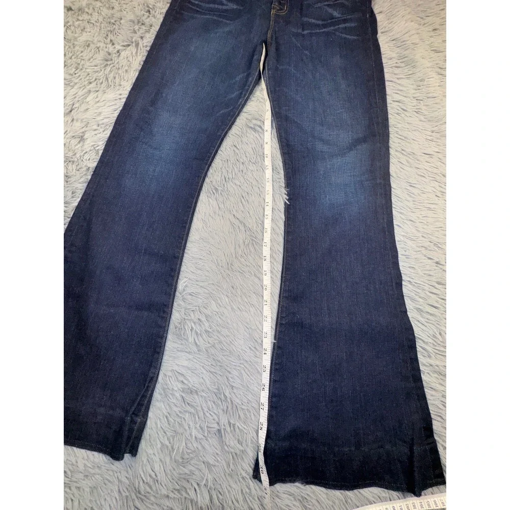 J BRAND Jeans Women's 32 Monaco Flare‎ High Rise Dark Wash Stretch Bell Bottom